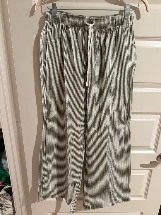 DONNI. Pants - DONNI The Pop Stripe Drawstring Pant